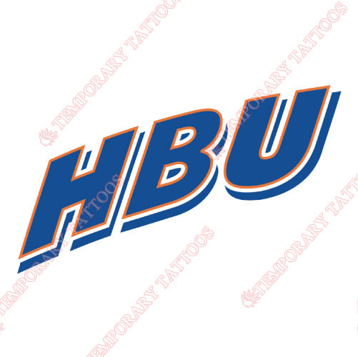 Houston Baptist Huskies Customize Temporary Tattoos Stickers NO.4571